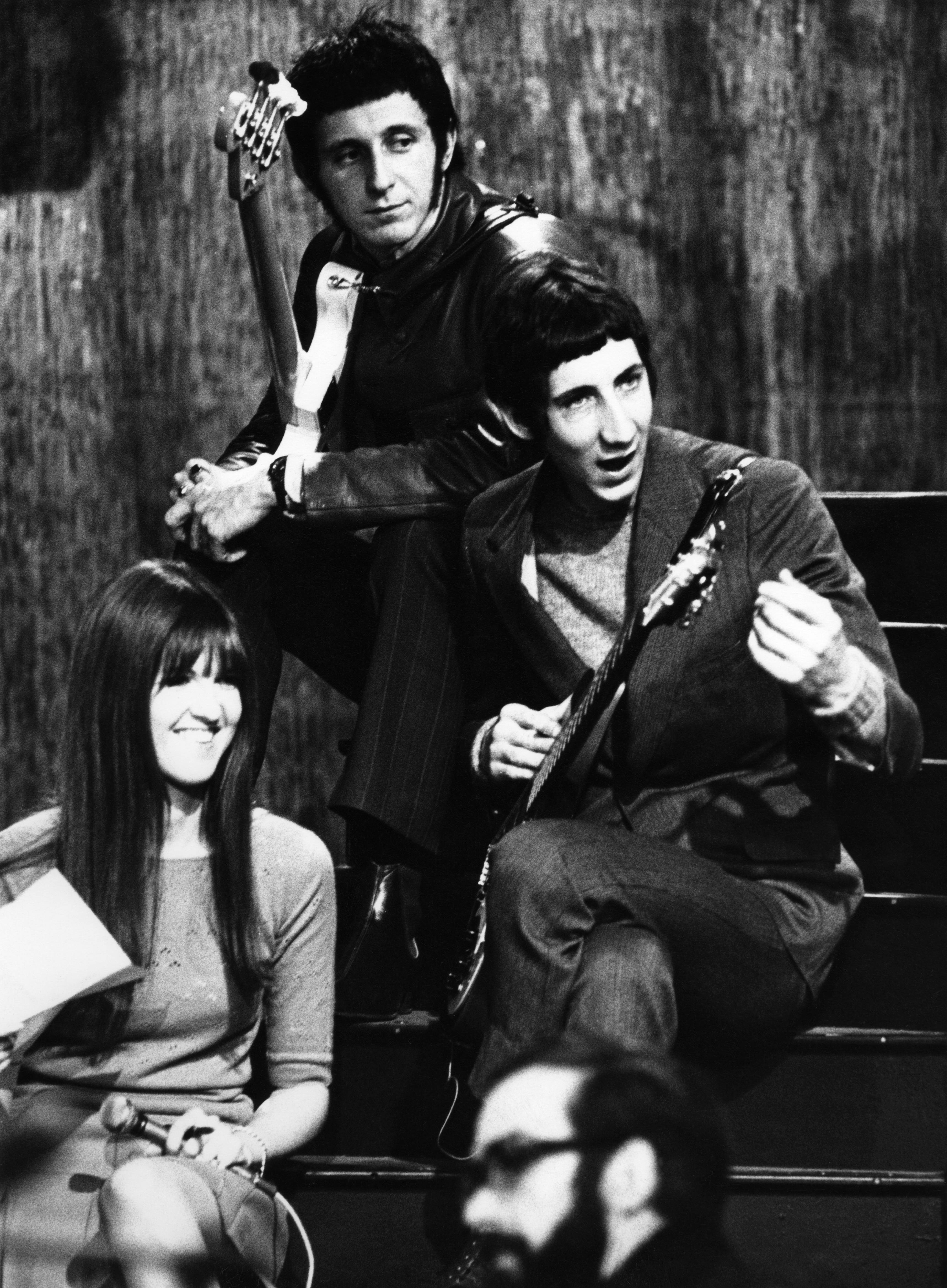 Cathy McGowan, John Entwistle y Pete Townshend