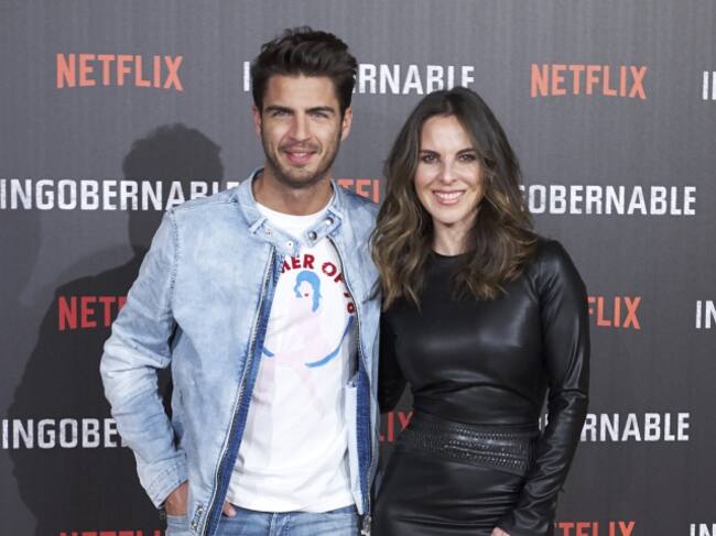 Maxi Iglesias y Kate del Castillo en la presentación de Ingobernable en Madrid