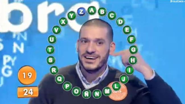 Luis Esteban, en 'Pasapalabra'