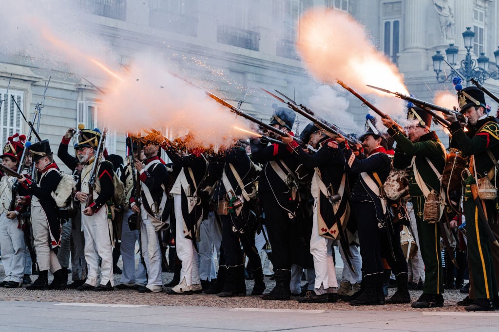 Recreación histórica del Levantamiento del 2 de mayo en Madrid