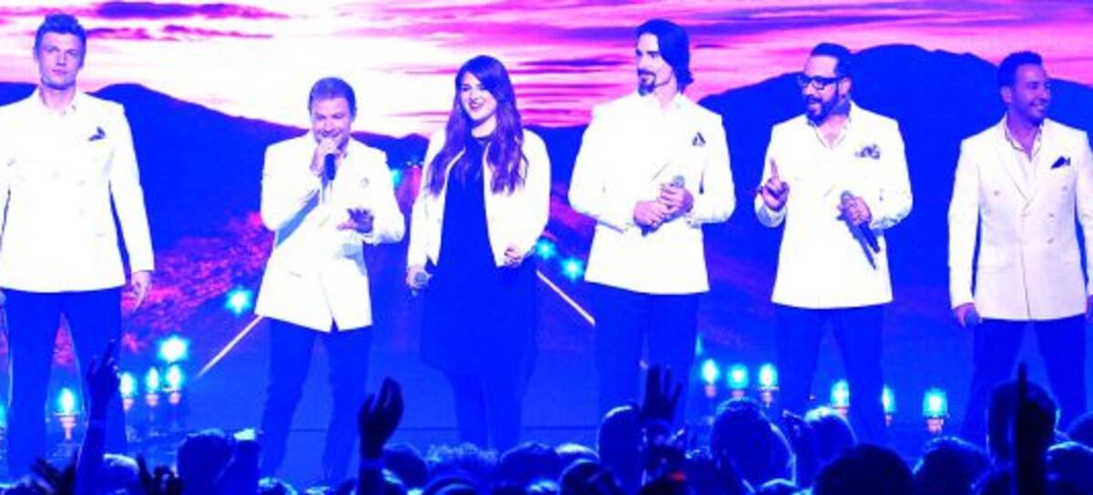 Meghan Trainor y los Backstreet Boys!