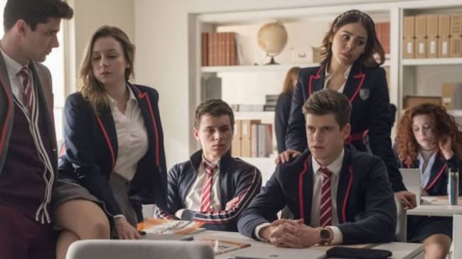 Abril Zamora es guionista de 'Élite'.