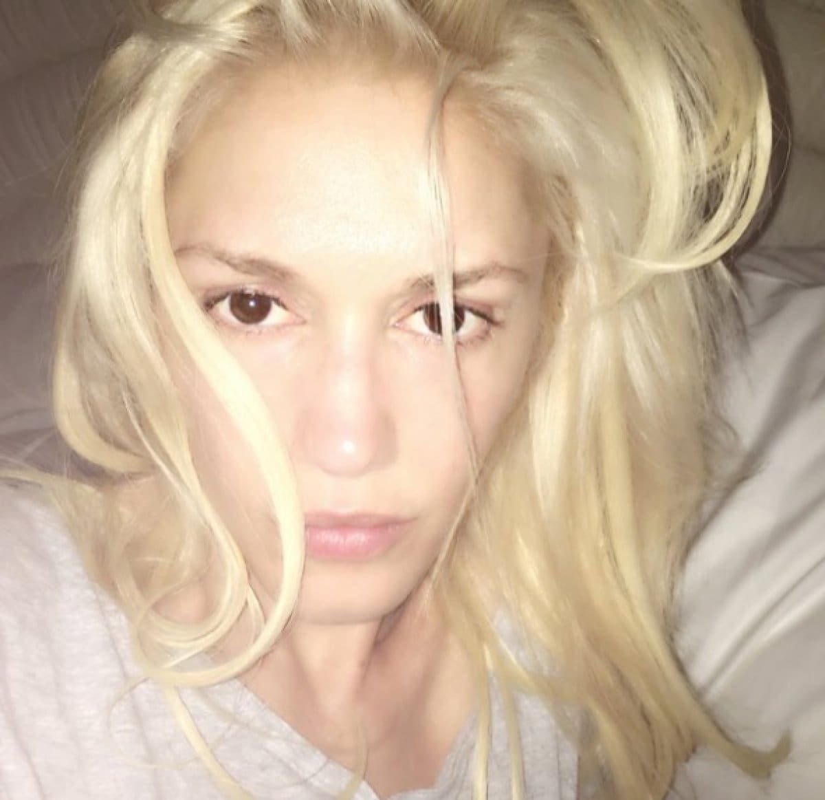 Gwen Stefani sin maquillaje