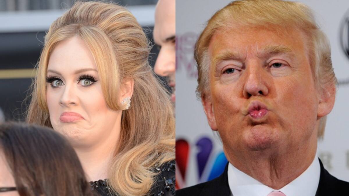 Adele prohíbe a Donald Trump usar su música