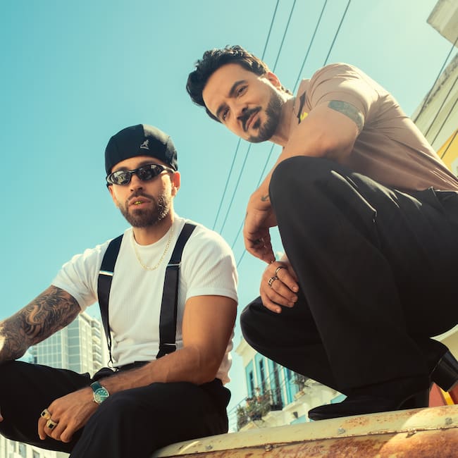 Feid y Luis Fonsi en 'Cambiaré'