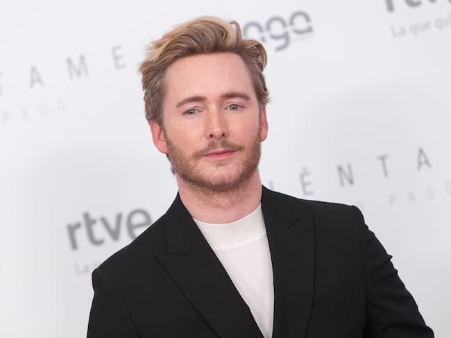 Pablo Rivero en el estreno del último capítulo de Cuéntame