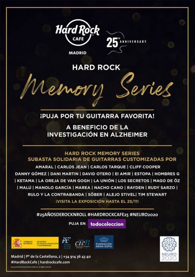 'Memory series', por el 25 aniversario de Hard Rock Café.
