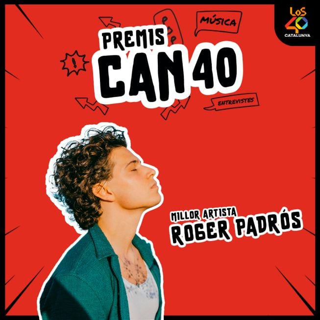 Roger Padrós guanyador del premi Millor Artista