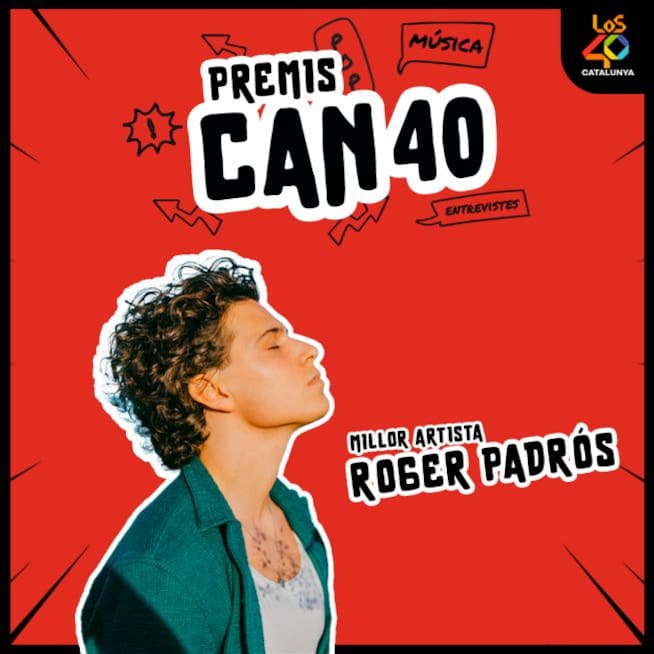 Roger Padrós guanyador del premi Millor Artista