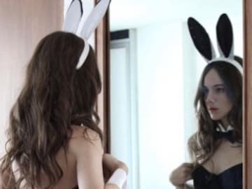 Camila Sodi sorprende a todos con traje de conejita