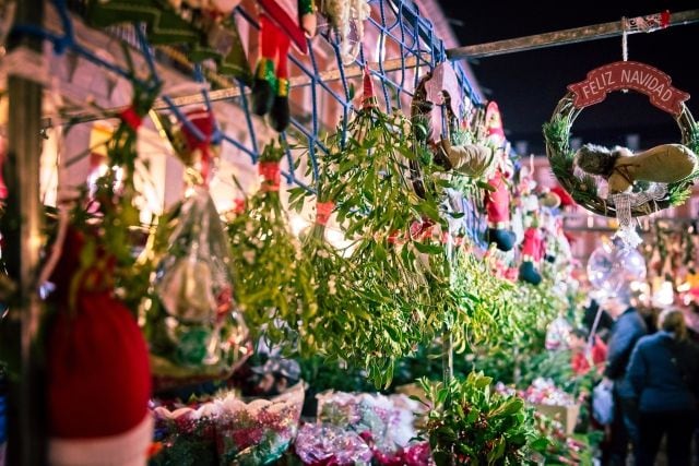 Mercadillo de Navidad de Madrid.