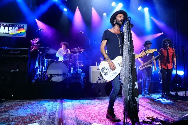 Leiva, durante un Básico 40 en el Círculo de Bellas Artes en Madrid en 2014.