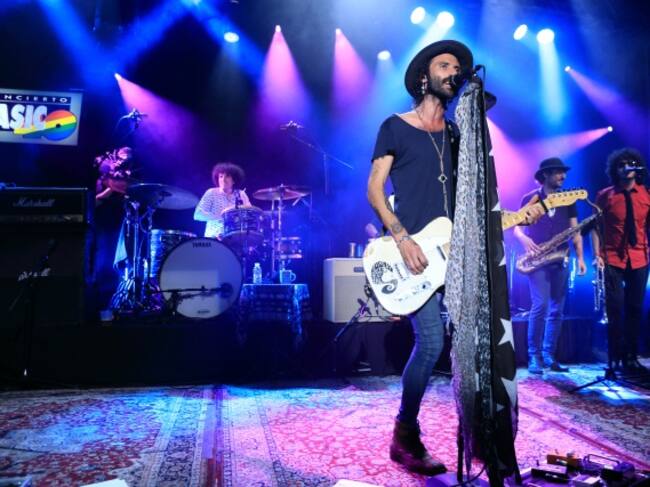 Leiva, durante un Básico 40 en el Círculo de Bellas Artes en Madrid en 2014.