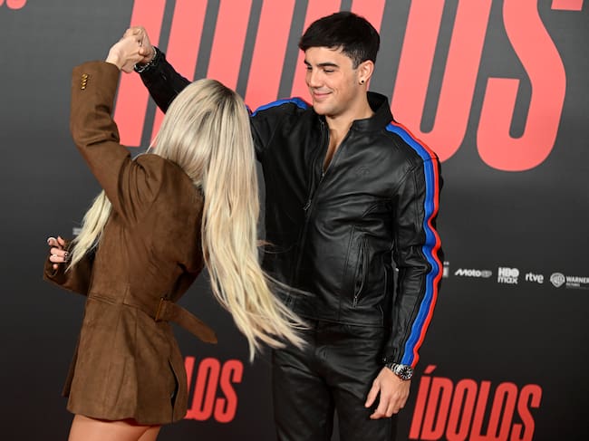 Ana Mena y Óscar Casas en la presentación de 'Ídolos'