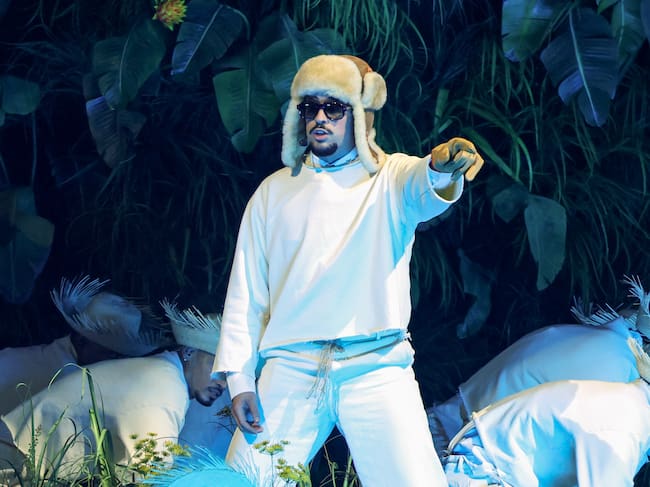 Bad Bunny, en su residencia en Puerto Rico.