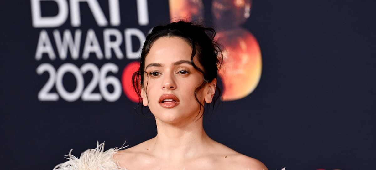 Rosalía en los BRIT Awards 2026 en Manchester, febrero 2026