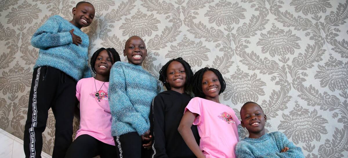 Los niños de Masaka Kids Africana