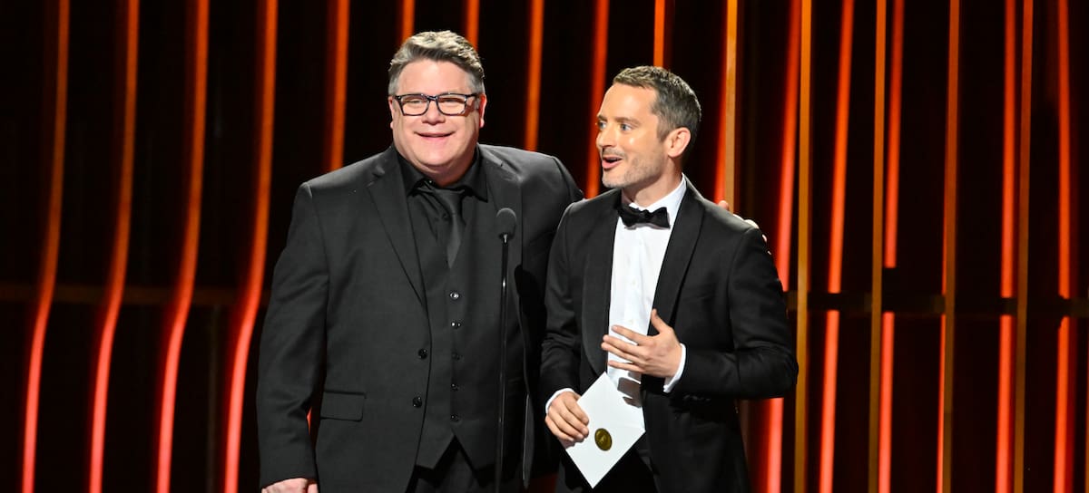 Sean Astin y Elijah Wood en los premios Screen Actors Guild Awards 2024
