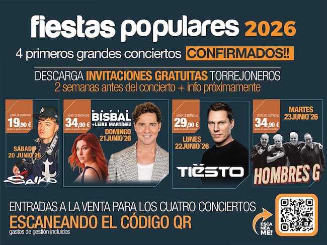 Fiestas Populares de Torrejón de Ardoz 2026.