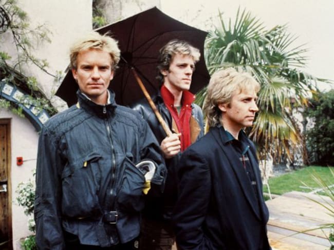 The Police: Sting (Gordon Sumner), Stewart Copeland y Andy Summers, en 1983.