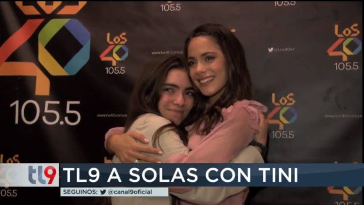 ¡Así fue la cobertura de Telenueve en la visita de Tini a LOS40!