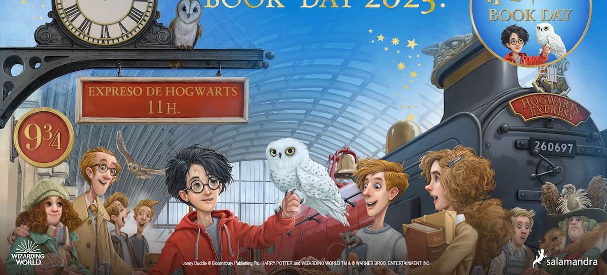 Cartel del Harry Potter Book Day.