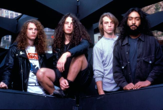 La banda Soundgarden en 1989.