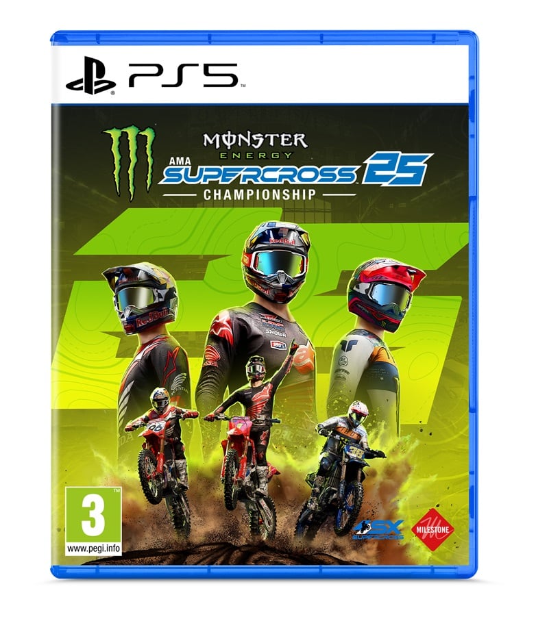 Portada del videojuego Monster Energy Supercross 25 - The official Video Game