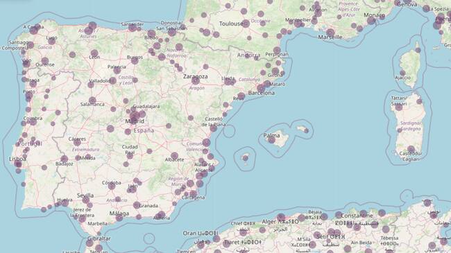Así es el mapa interactivo creado por Matt Fitzpatrick.