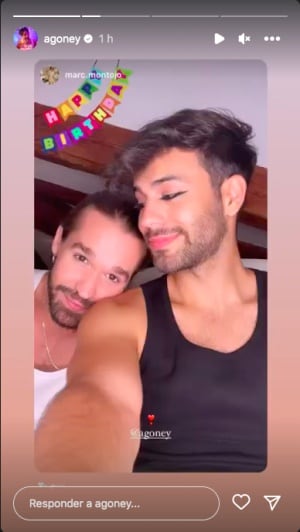 Marc Montojo felicita a Agoney a través de Instagram Stories