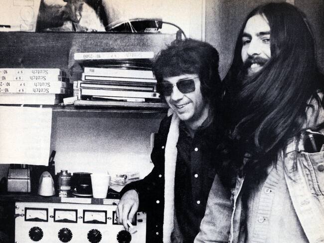 George Harrison y Phil Spector