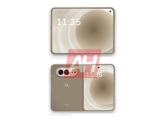 Motorola Razr Fold render