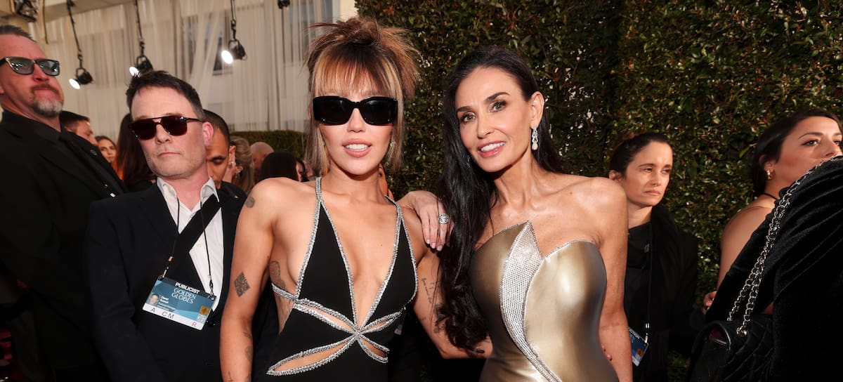Miley Cyrus y Demi Moore en 2025.