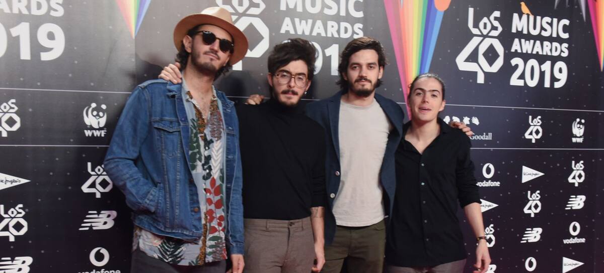 Morat, en la alfombra roja de LOS40 Music Awards 2019