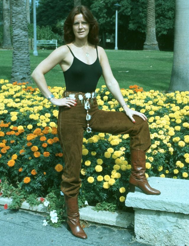 Anni-Frid Lyngstad, en un retrato para el grupo ABBA, en 1970.