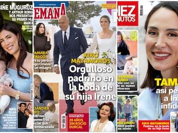 Las portadas de las revistas del corazón de hoy, miércoles 25 de marzo: Tamara Falcó, Sofía Ellar, Rocío Dúrcal y Alejandra Rubio