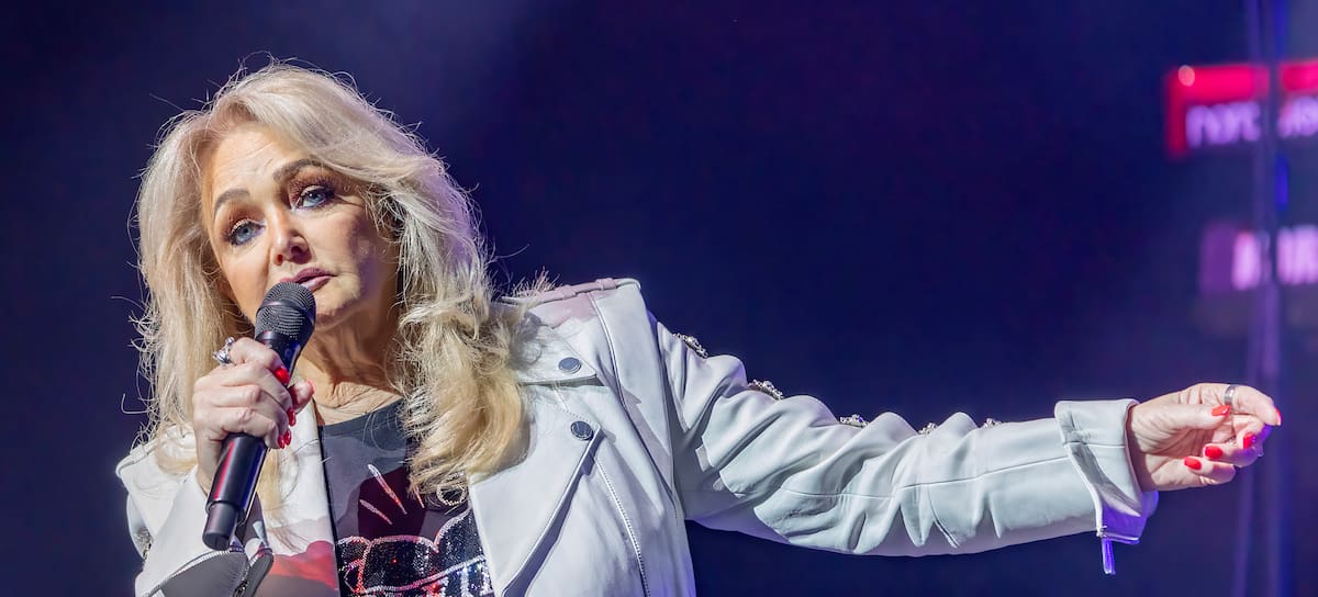 La cantante Bonnie Tyler en una actuación en Berlín