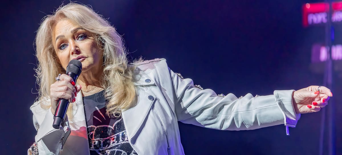 La cantante Bonnie Tyler en una actuación en Berlín