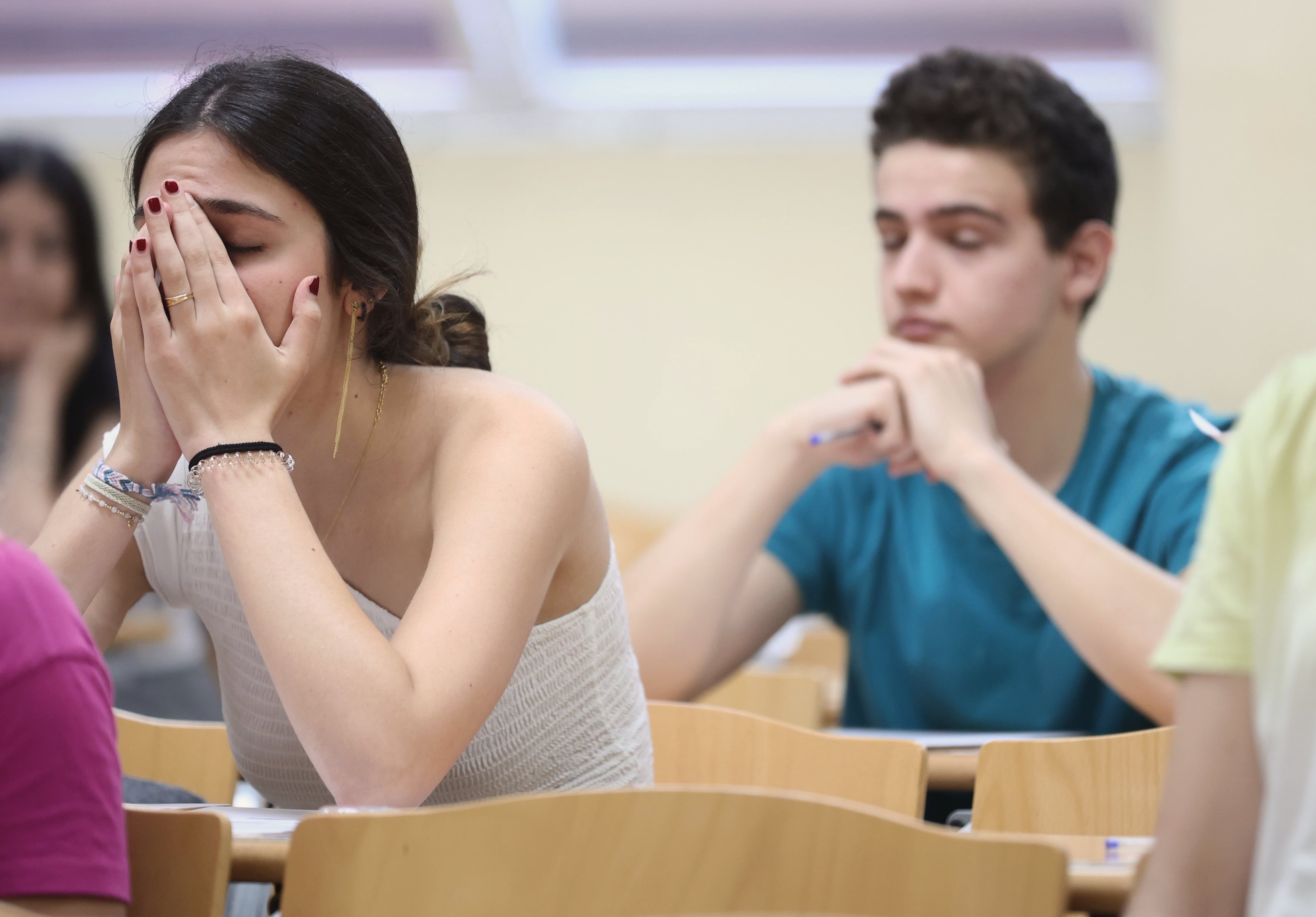 Alumnos en una clase