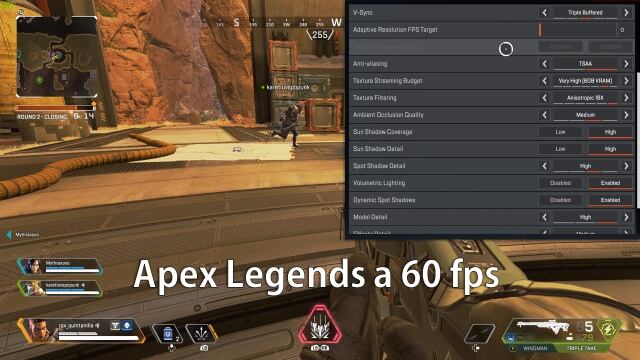 APEX Legends se juega muy bien con esta tarjeta