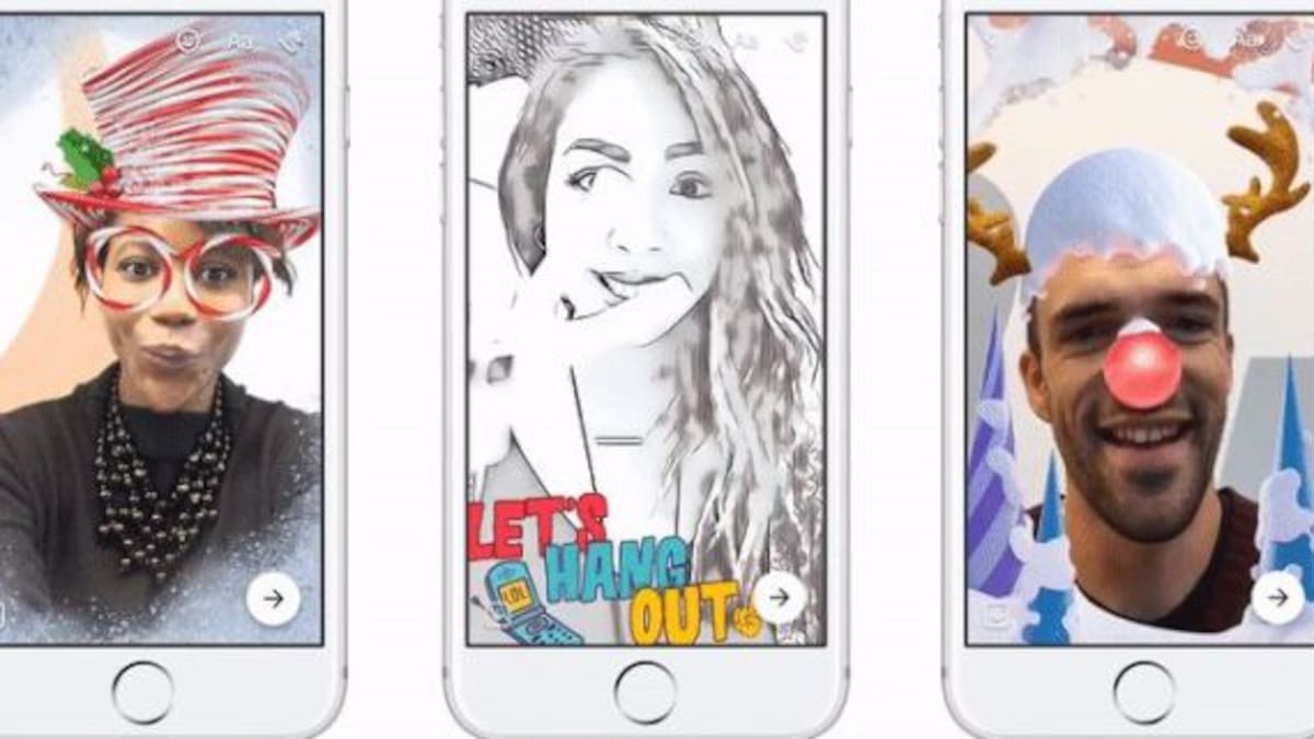 Nuevos filtros y stickers de Facebook Messenger