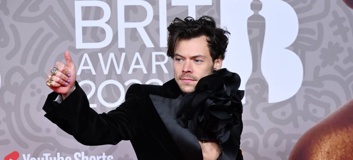 Harry Styles en la gala de los Premios Brit 2023
