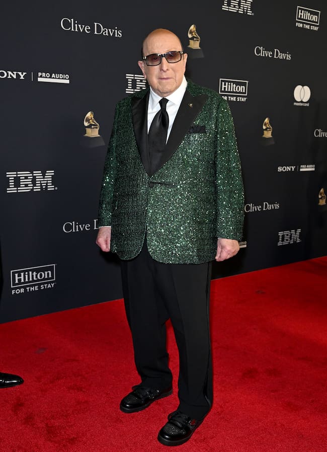 Clive Davis en los Grammy 2026