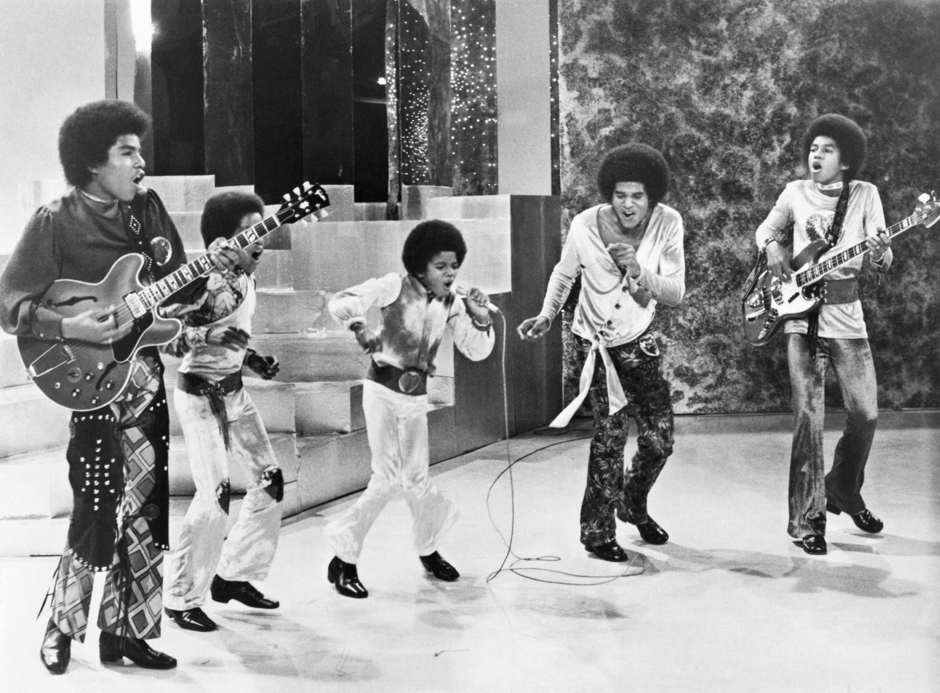 Los "Jackson 5" actuando en su propio especial de televisión. 19 de septiembre de 1971.