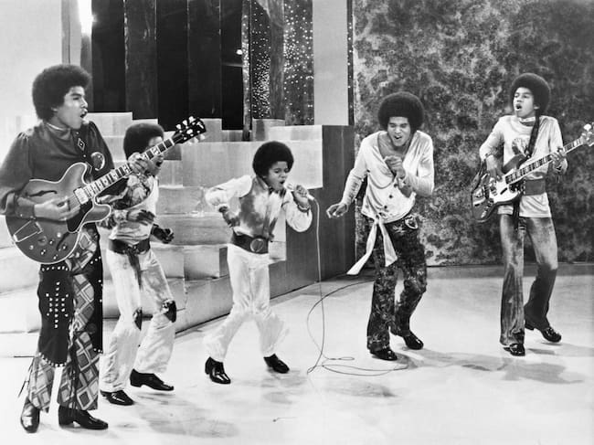 Los "Jackson 5" actuando en su propio especial de televisión. 19 de septiembre de 1971.