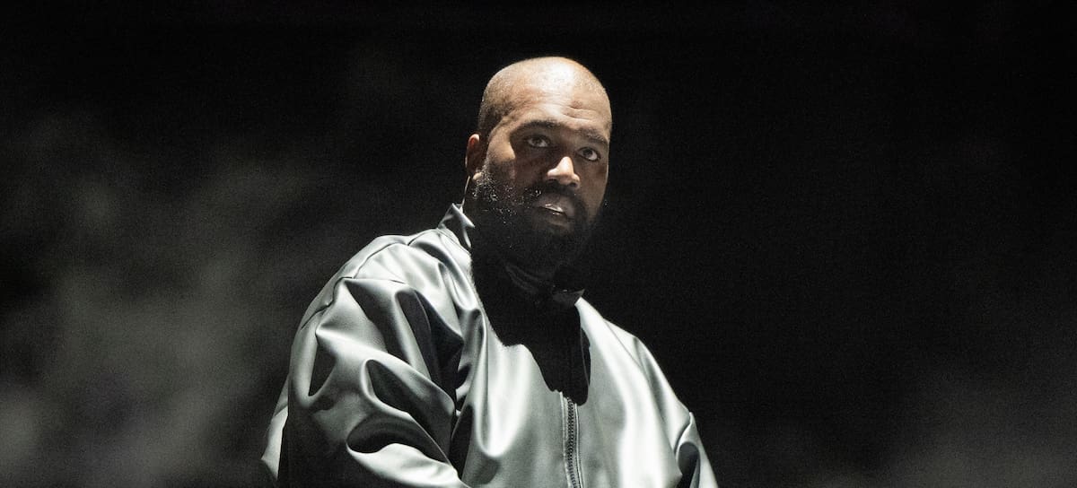 Kanye West durante un concierto.