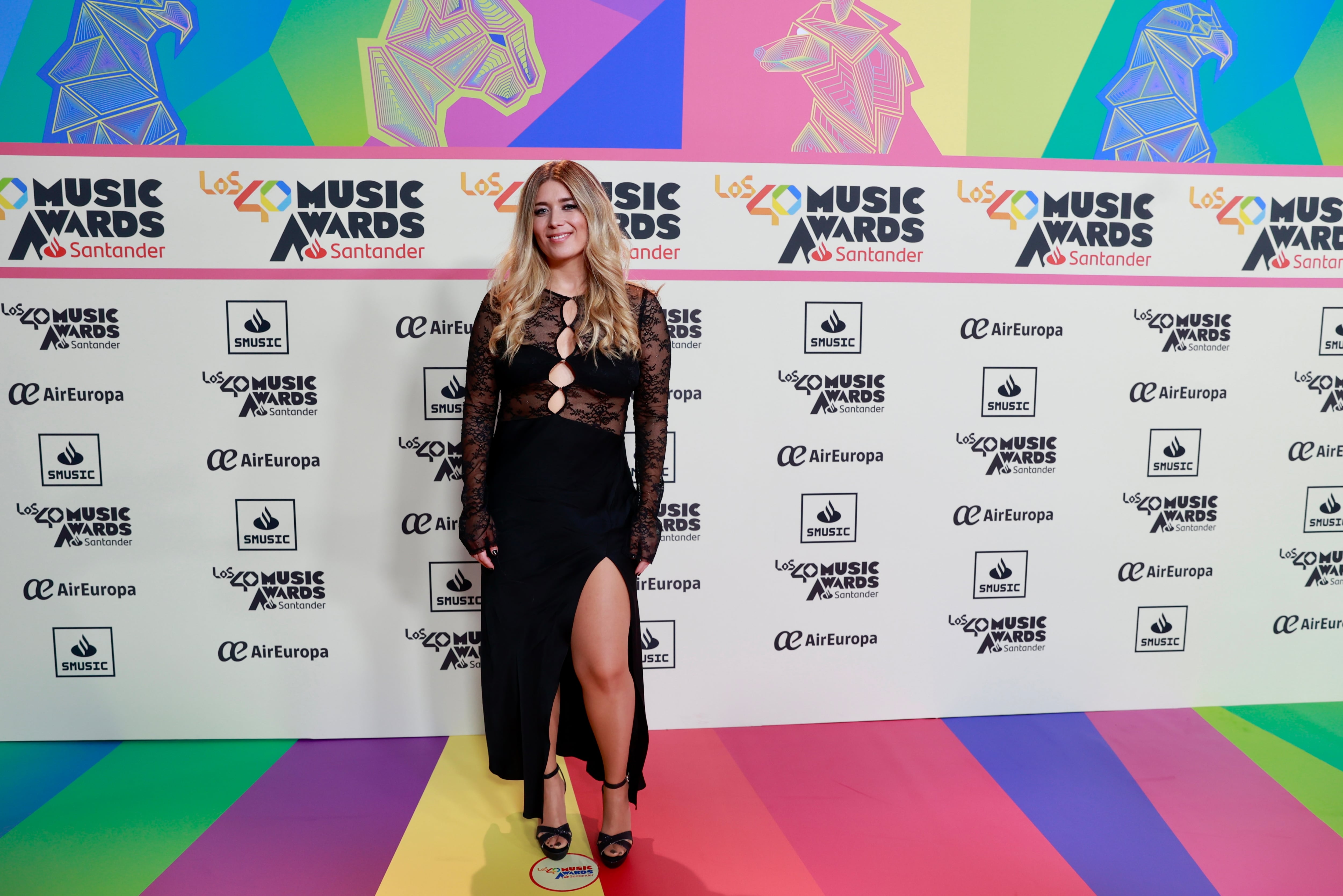 Cristina Boscá, en la cena de nominados de LOS40 Music Awards Santander 2023.