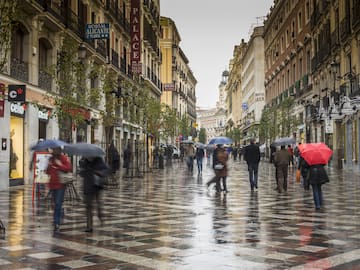 Las zonas de España donde más va a llover este fin de semana, según la Aemet