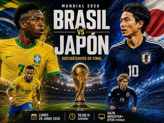 Brasil VS Japón Mundial 2026