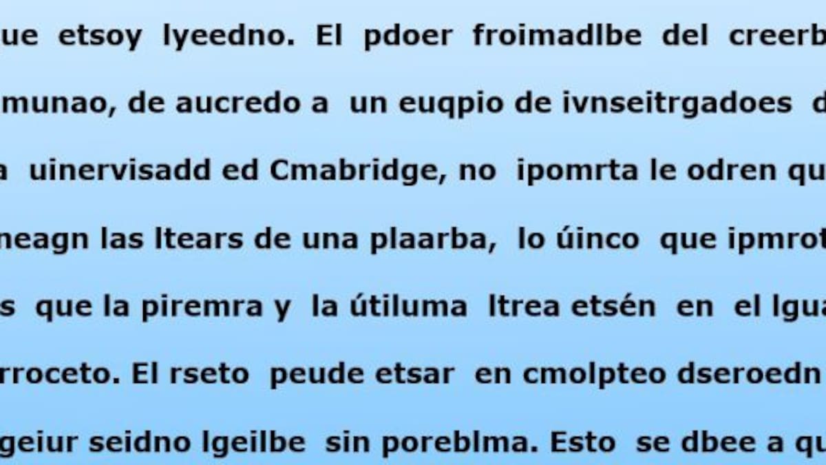 Muy pocas personas pueden leer y entender este texto, ¿Podrás lograrlo?